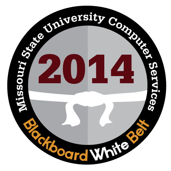 2014 Blackboard White Belt