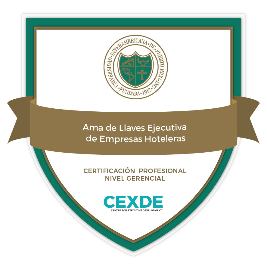 Certificación Profesional Nivel Gerencial en Ama de Llaves Ejecutiva de Empresas Hoteleras (eng