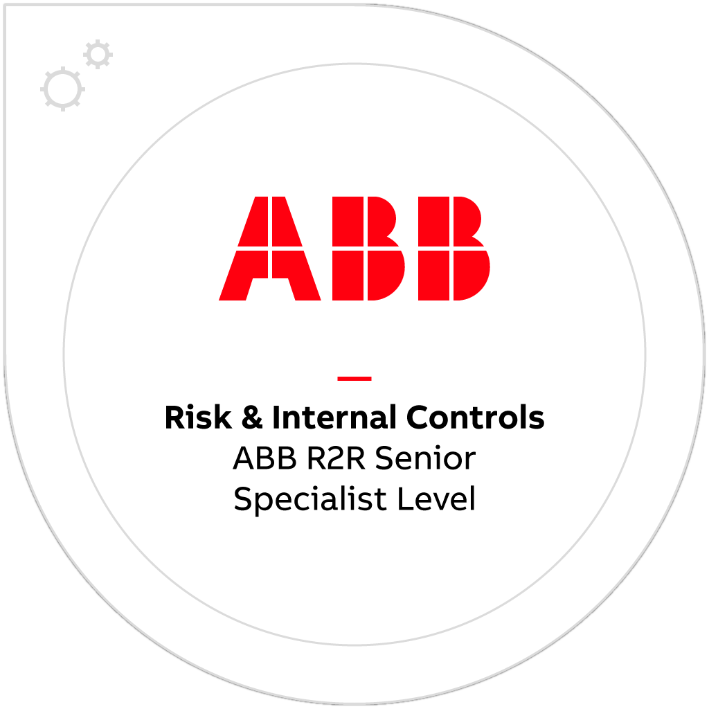 ABB R2R Risk & Internal Controls - Senior Specialist Level