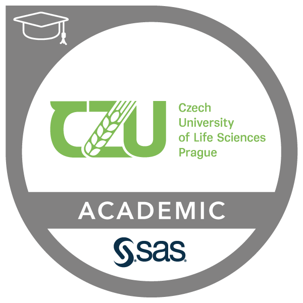 SAS - Czech University of Life Sciences Prague Academic Specialization in SAS Data Analytics