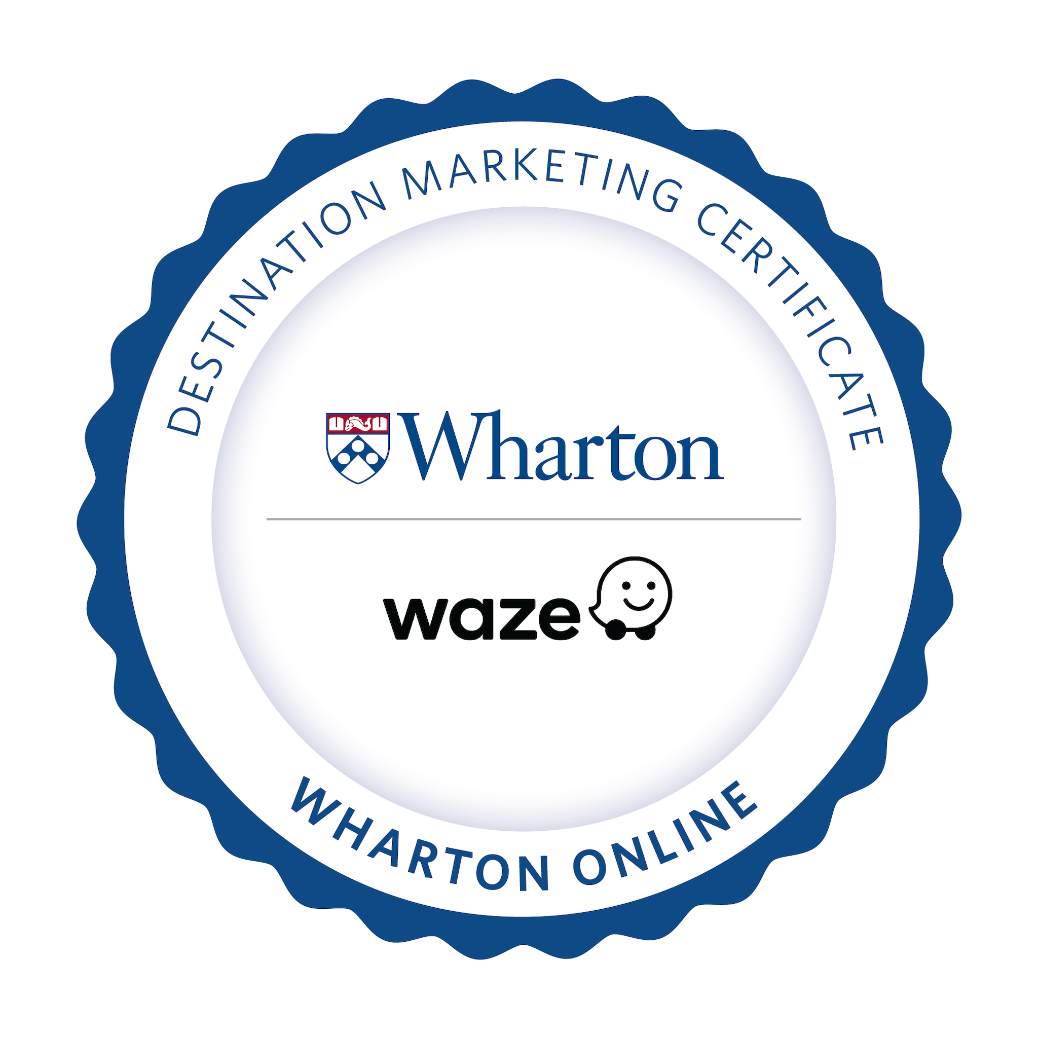 Waze-Wharton Destination Marketing Certificate