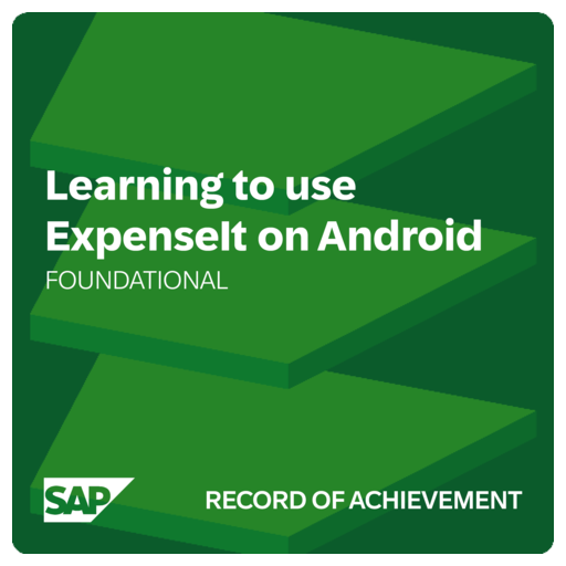 Learning to use ExpenseIt on Android - Record of Achievement - Credly