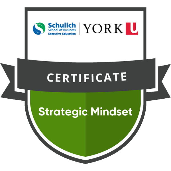 Certificate In Strategic Mindset Credly