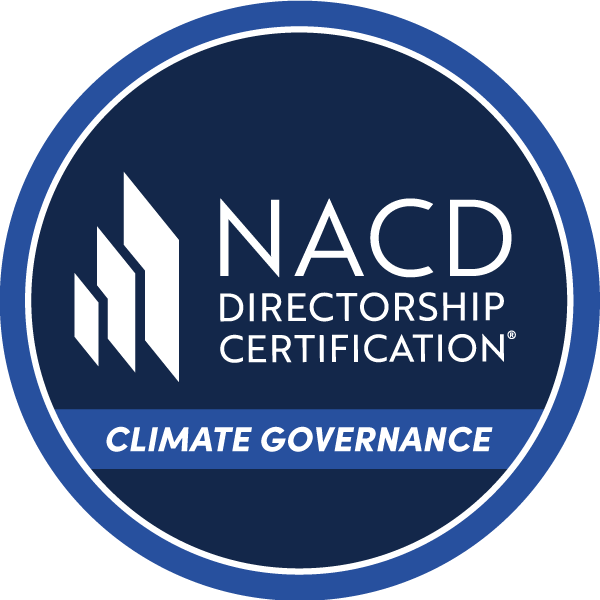 NACD Directorship Certification®: Climate Governance