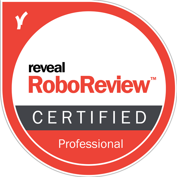 Reveal RoboReview™ Certified Professional