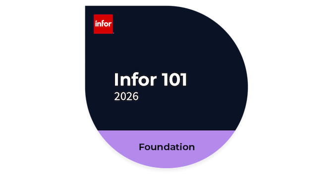 Infor 101 (2026) - Credly