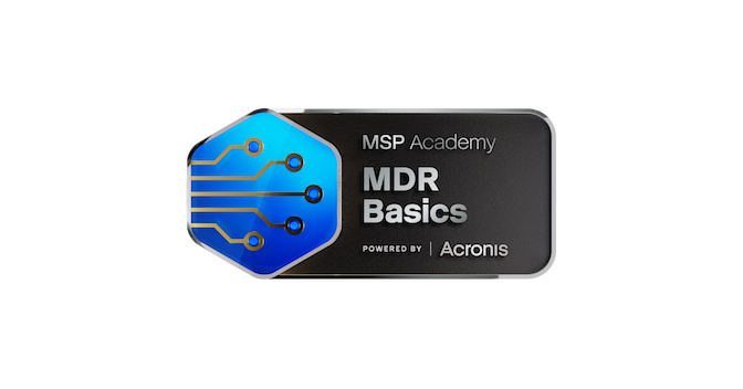 MSP Academy: MDR Basics - Credly