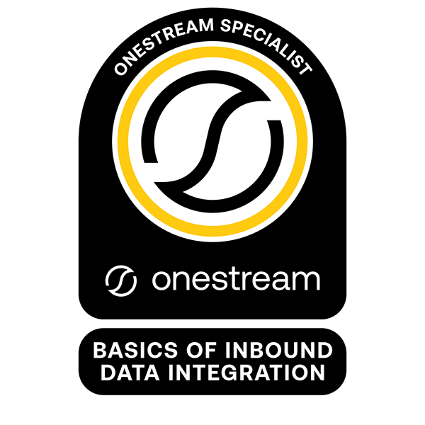 OneStream Specialist: Basics of Inbound Data Integration