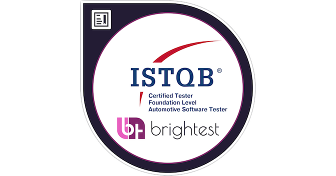 ISTQB® Certified Tester - Automotive Software Tester (CT-AuT) - Credly