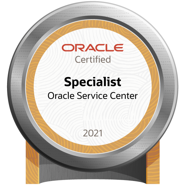Oracle Service Center 2021 Certified Implementation Specialist - JPN