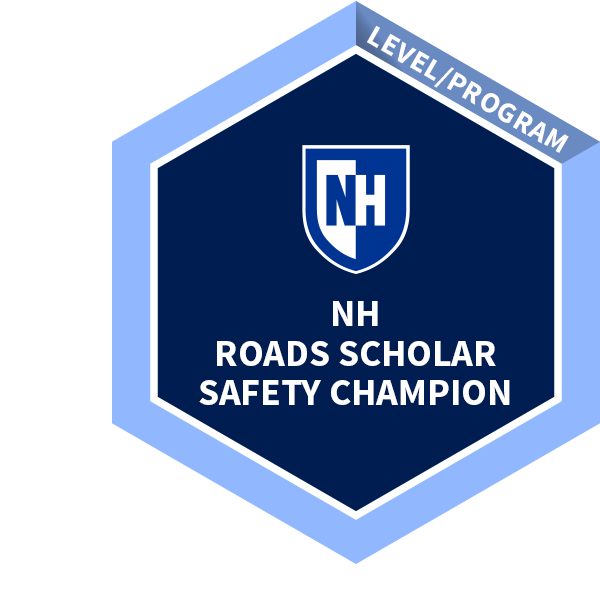 NH Roads Scholar Safety Champion