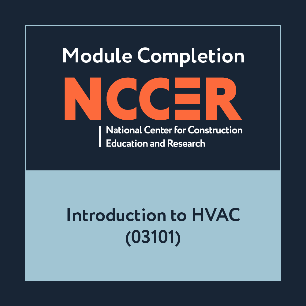 NCCER Introduction to HVAC (03101)