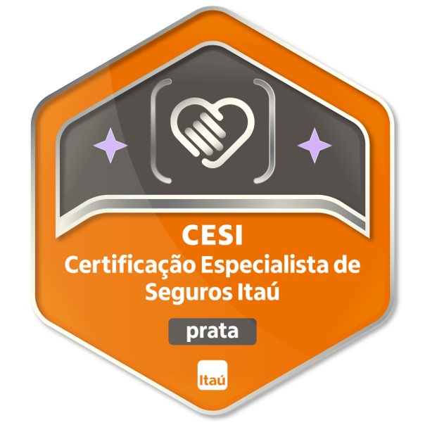Certificado de Especialista de Seguros do Itaú PJ