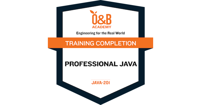 JAVA-201: Professional Java - Credly