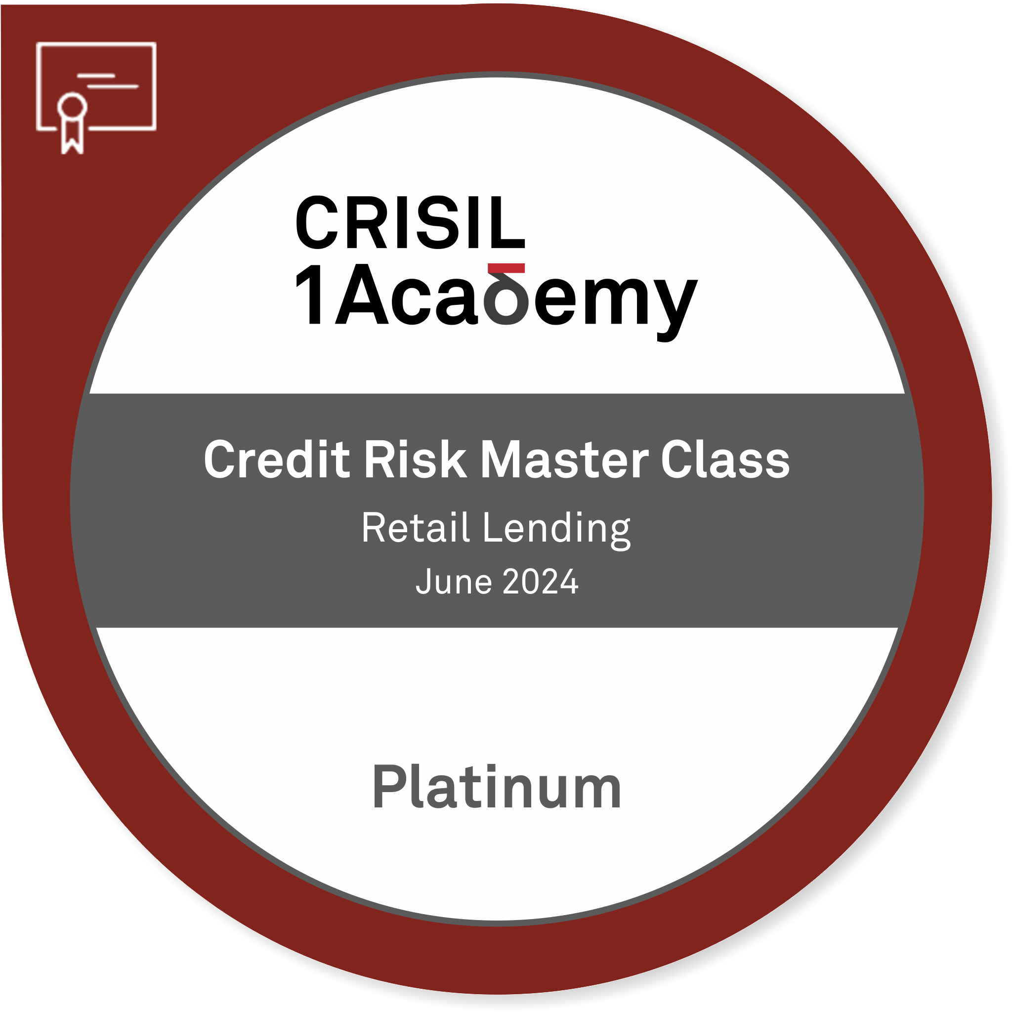 Credit Risk Master Class on Unsecured Lending - Level 2 (for CM/SCM ...