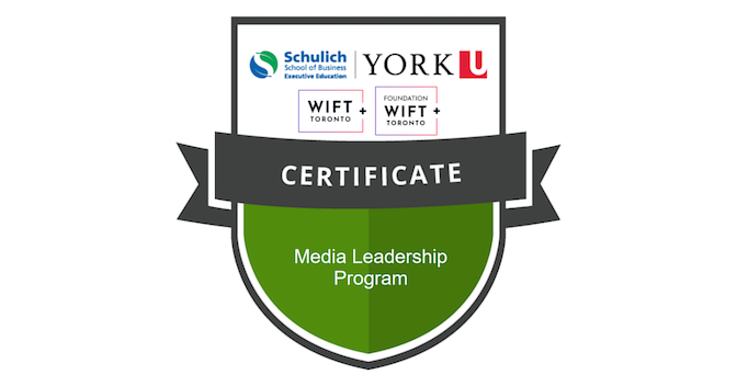 WIFT: Certificate in Media Leadership Program - Credly