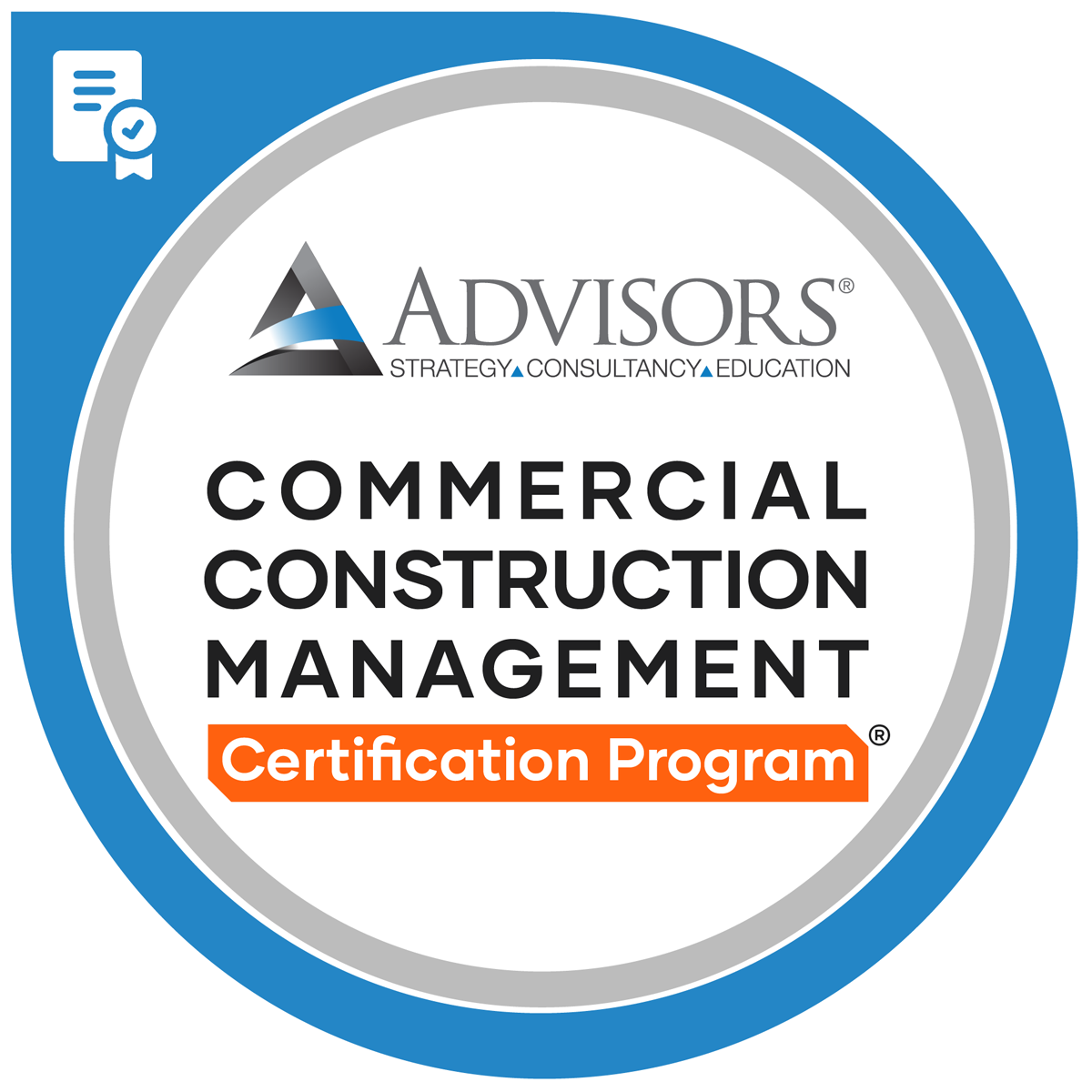 Commercial Construction Management Certification Program - Credly