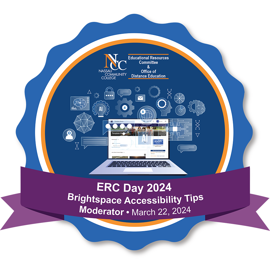 Brightspace Accessibility Tips - Credly