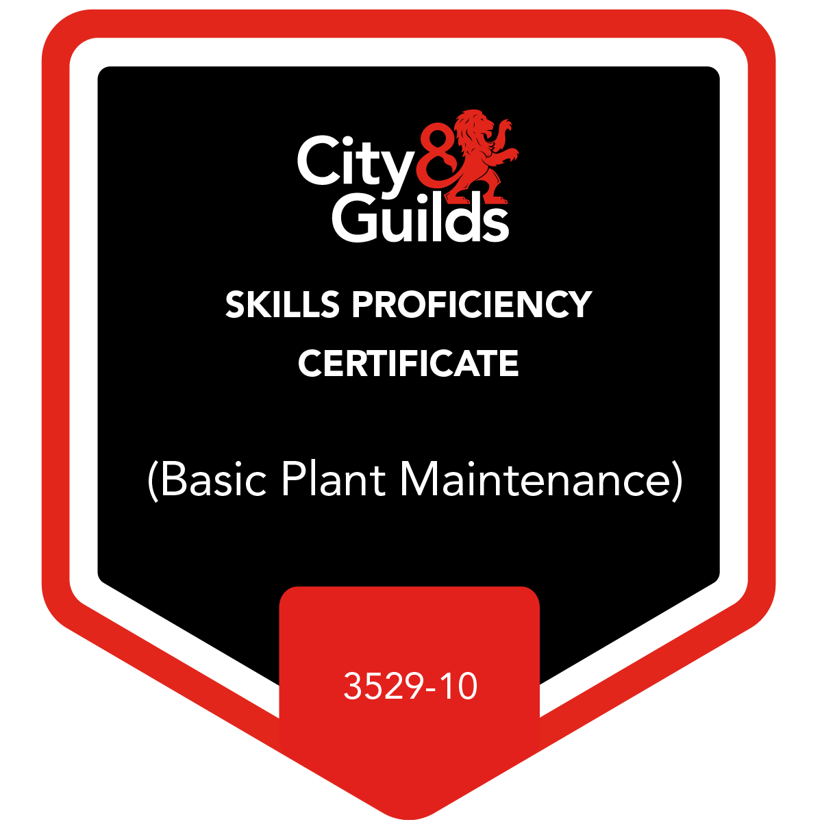 Skills Proficiency Certificate (Basic Plant Maintenance) 3529-10