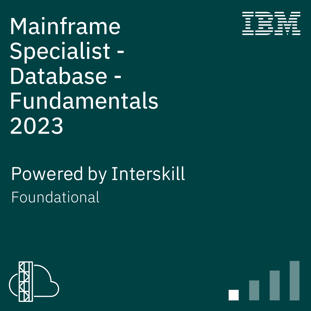 Interskill - Mainframe Specialist - Database - Fundamentals 2023