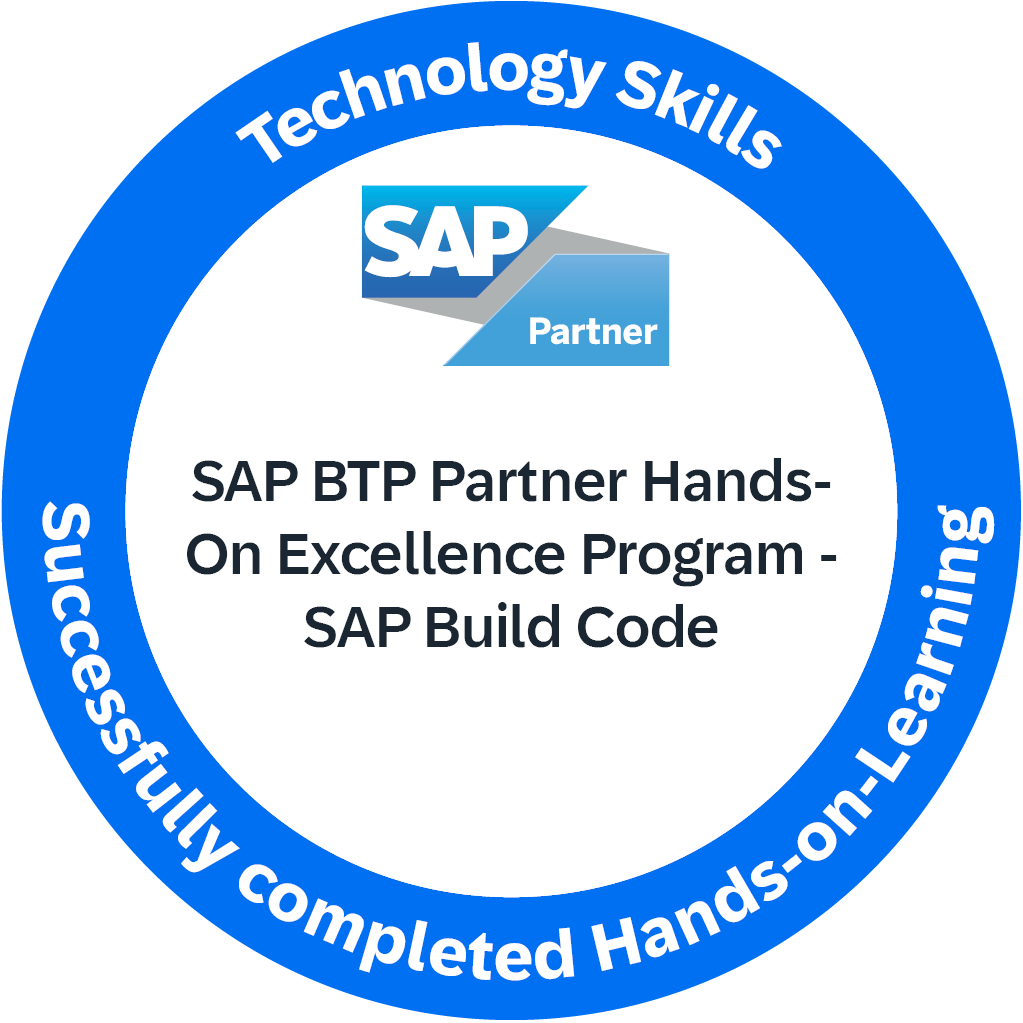 Technology Skills - SAP BTP Partner Hands-On Excellence Program - SAP Build Code