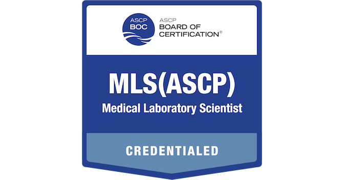 MLS(ASCP) - Medical Laboratory Scientist - Credly