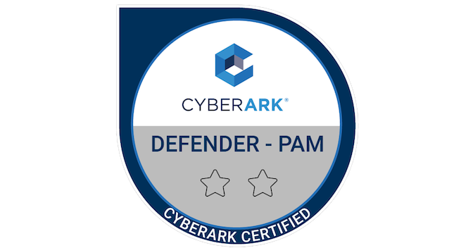 CyberArk Defender Privileged Access Management PAM Credly