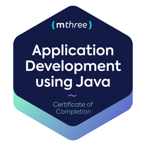Application Development using Java - Credly