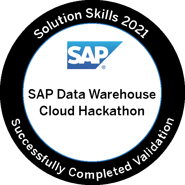 SAP Solution Skills 2021 - SAP Data Warehouse Cloud Hackathon