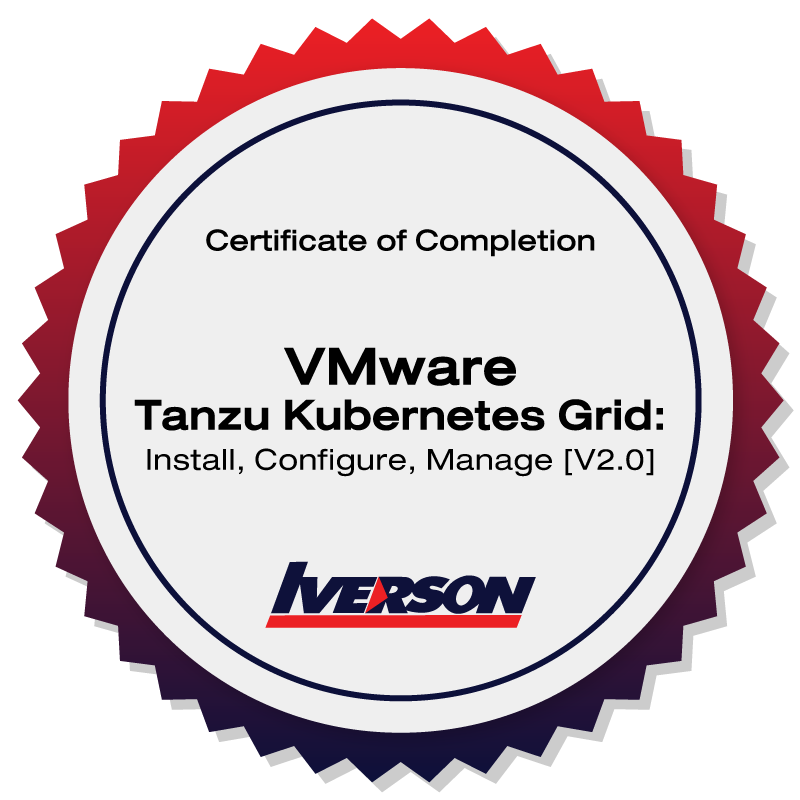 VMware Tanzu Kubernetes Grid: Install, Configure, Manage [V2.0]