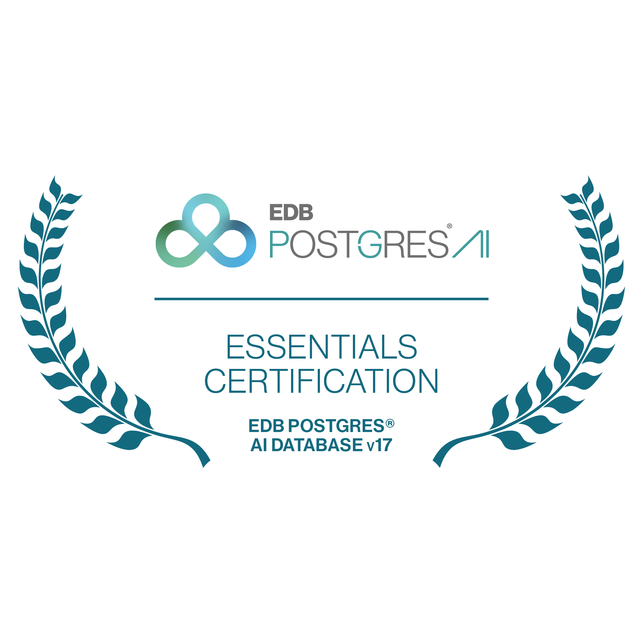 EDB Postgres® AI Database Essentials v17 Certification
