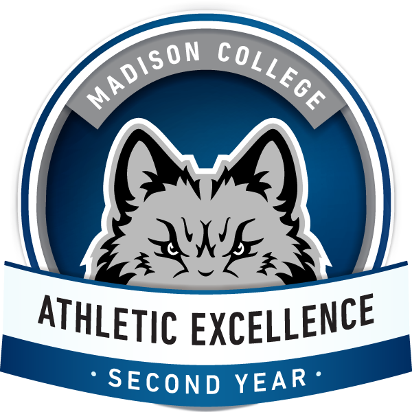 Madison College: Athletic Excellence Honor - Second Year