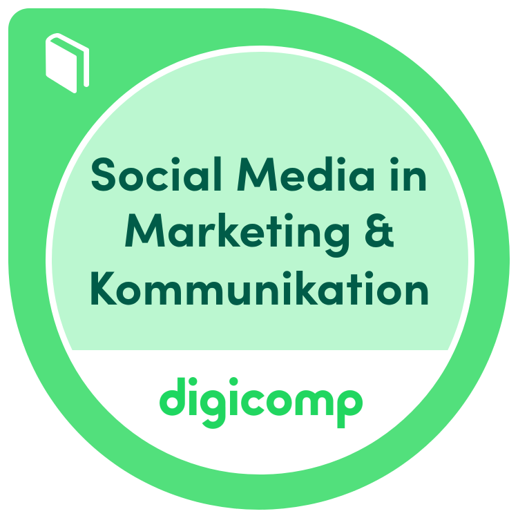 Kursteilnahme: Social Media in Marketing & Kommunikation