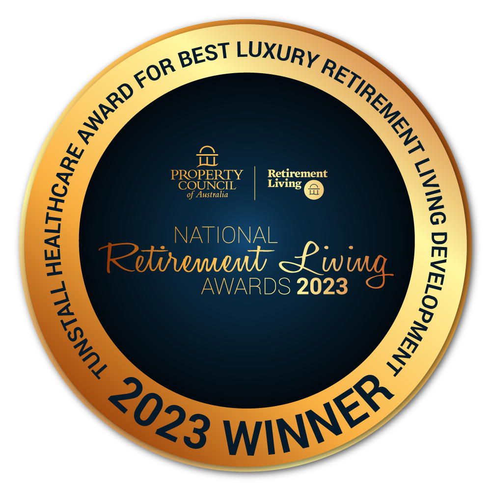 National Retirement Living Awards 2023 - Winner - Tunstall Healthcare Award for Best Luxury Retirement Living Development