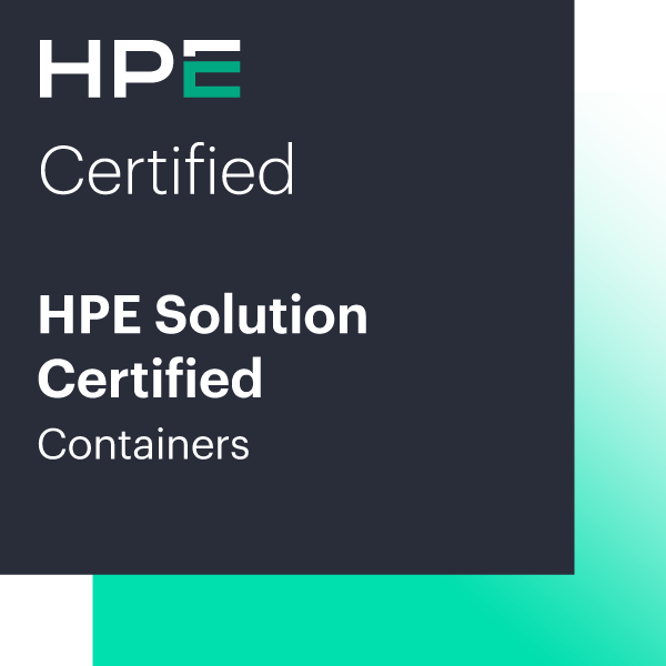 HPE Solution Certified - Containers