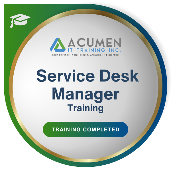 Service Desk Manager Training