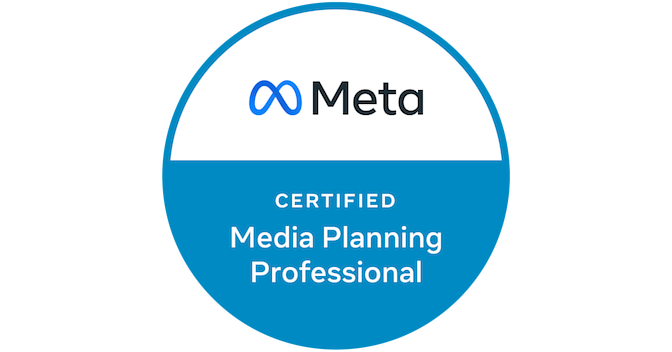 Meta Certified Media Planning Professional badge
