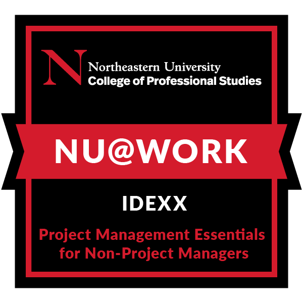 NU@Work: Project Management Essentials for Non-Project Managers at IDEXX