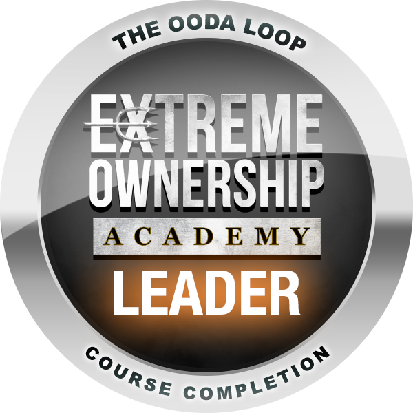 The OODA LOOP STRATEGY AND TACTICS COURSE COMPLETION