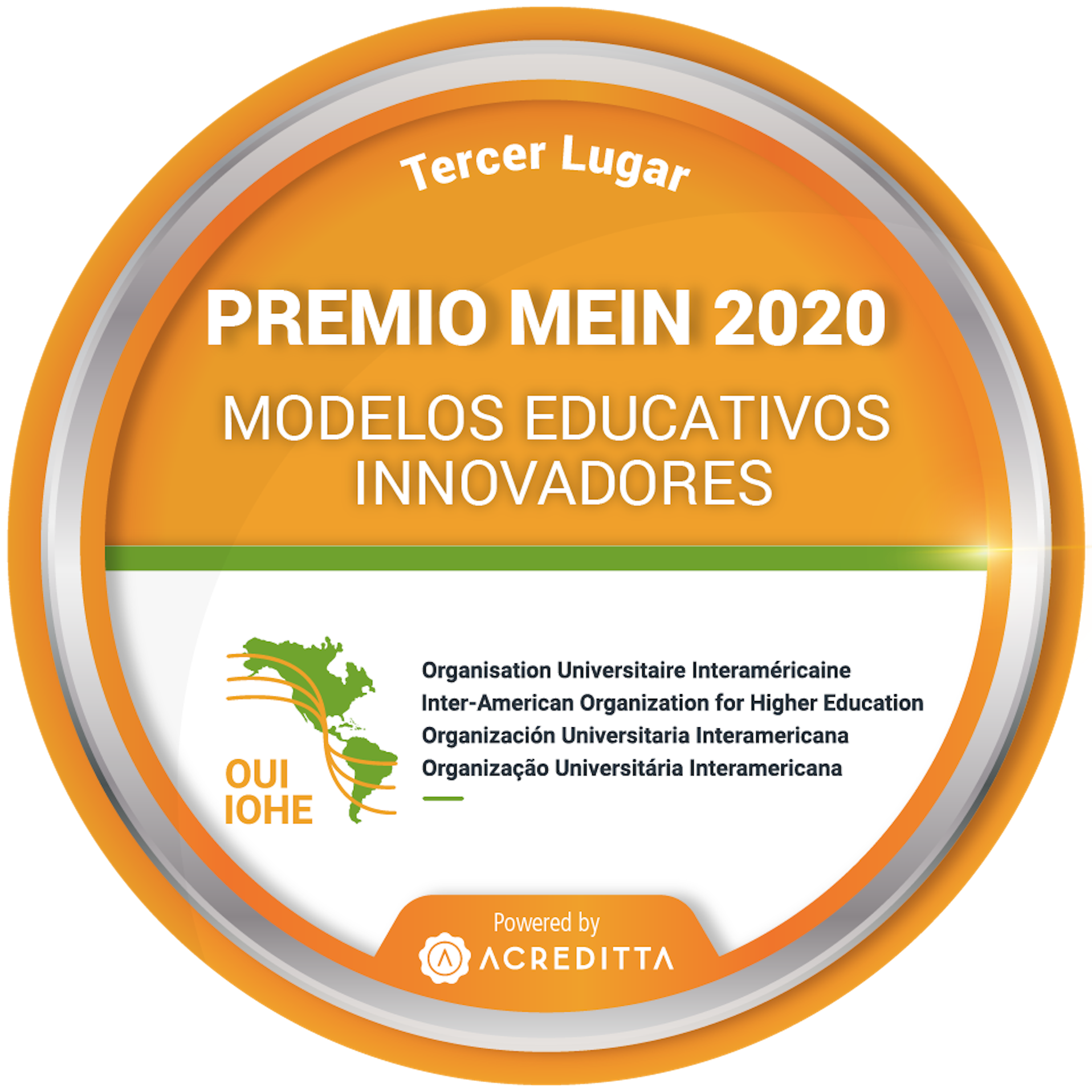 Premio Interamericano en Modelos Educativos Innovadores en Educación Superior – Edición 2020 - 3er Lugar