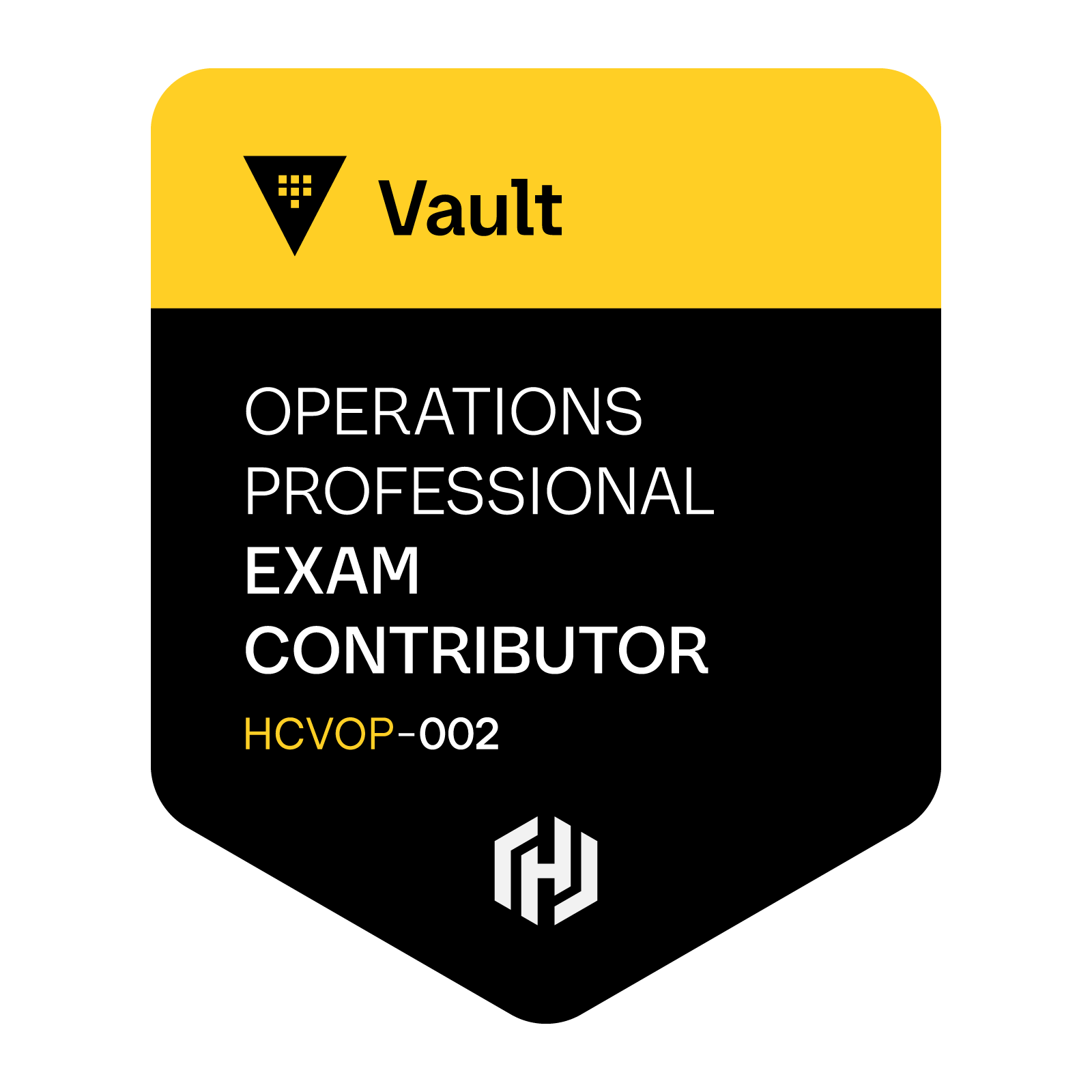 Exam Contributor: Vault Operations Professional