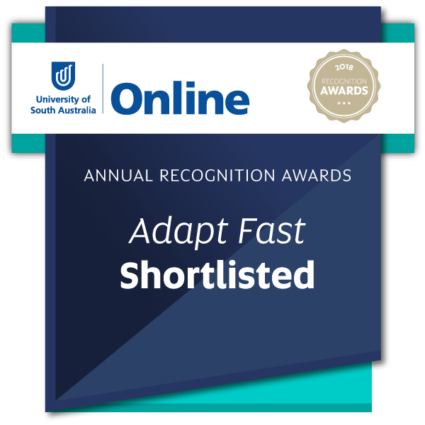 Adapt Fast Award - Shortlisted 2018