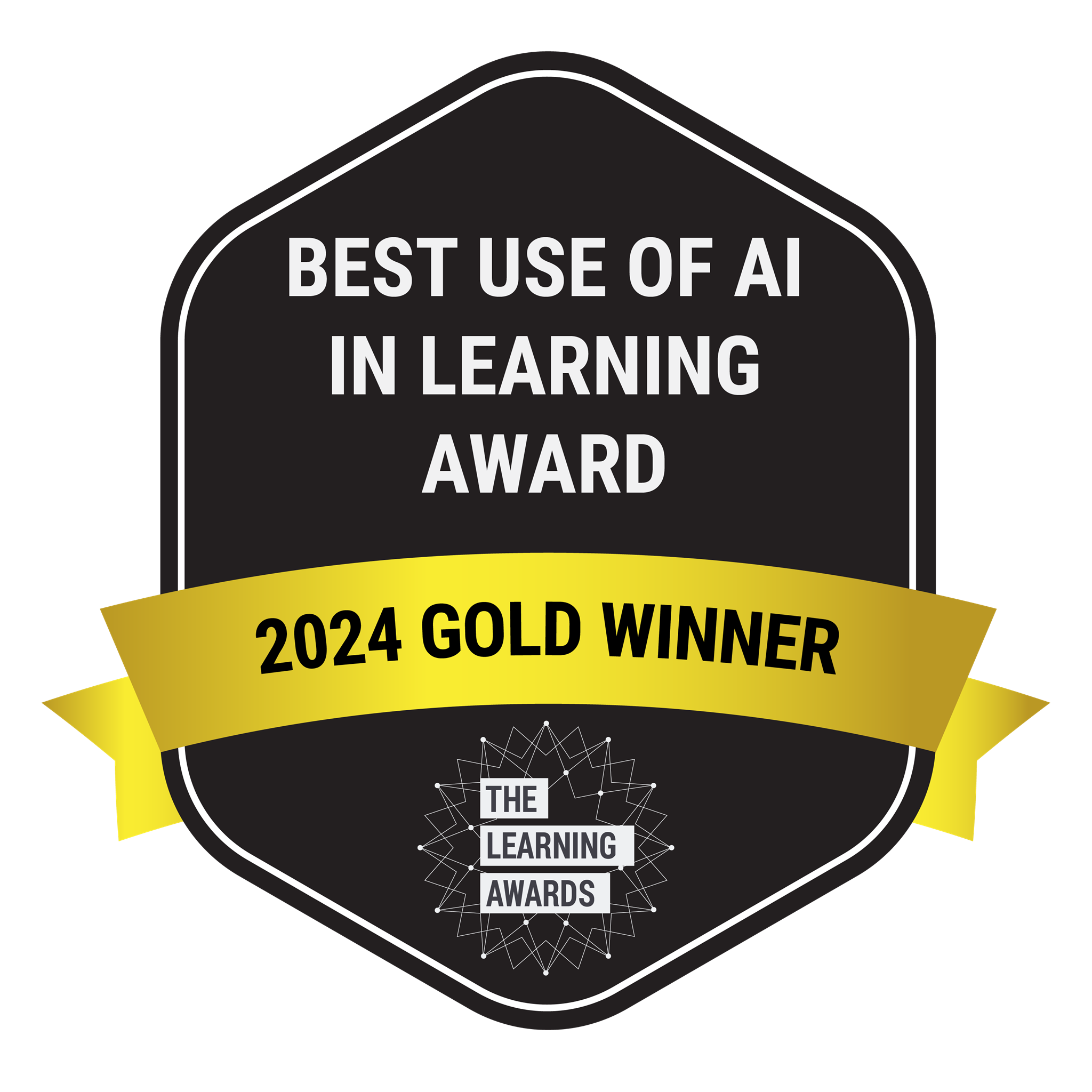 Best Use of AI in Learning Award 2024 - Gold Winner - Credly