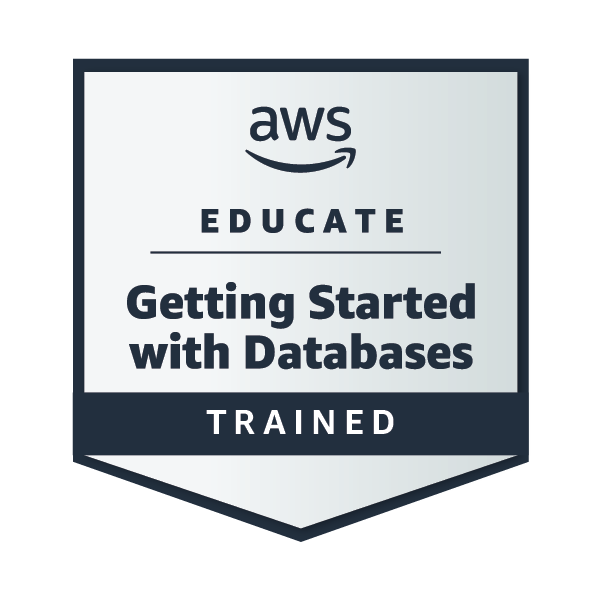 AWS Educate Getting Started with Databases - Training Badge