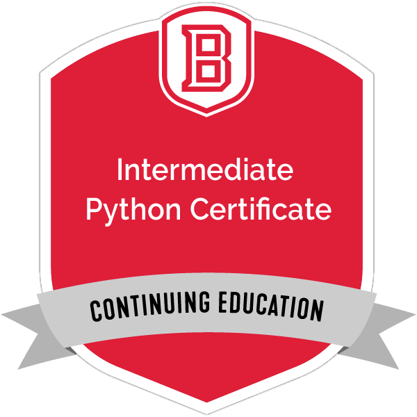Intermediate Python Certificate