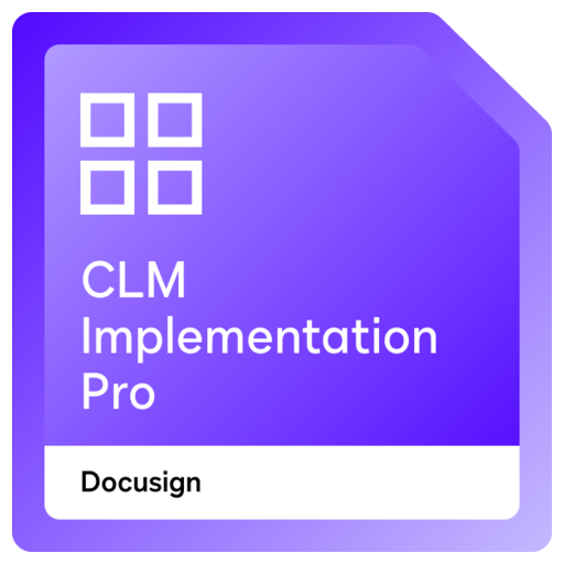 Docusign CLM Implementation Pro - Credly