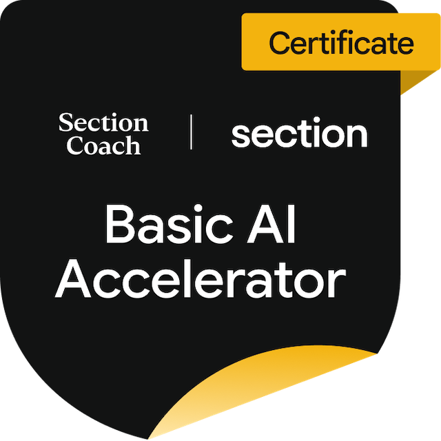 Section Coach: Basic AI Accelerator
