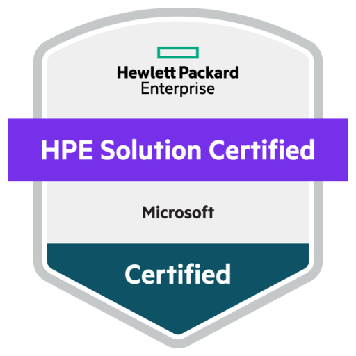 HPE Solution Certified - Microsoft - Credly