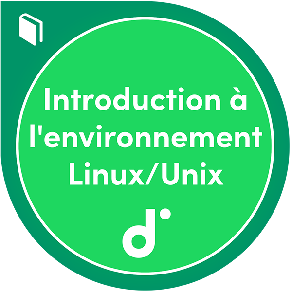 Participation au cours : Introduction à l'environnement Linux/Unix