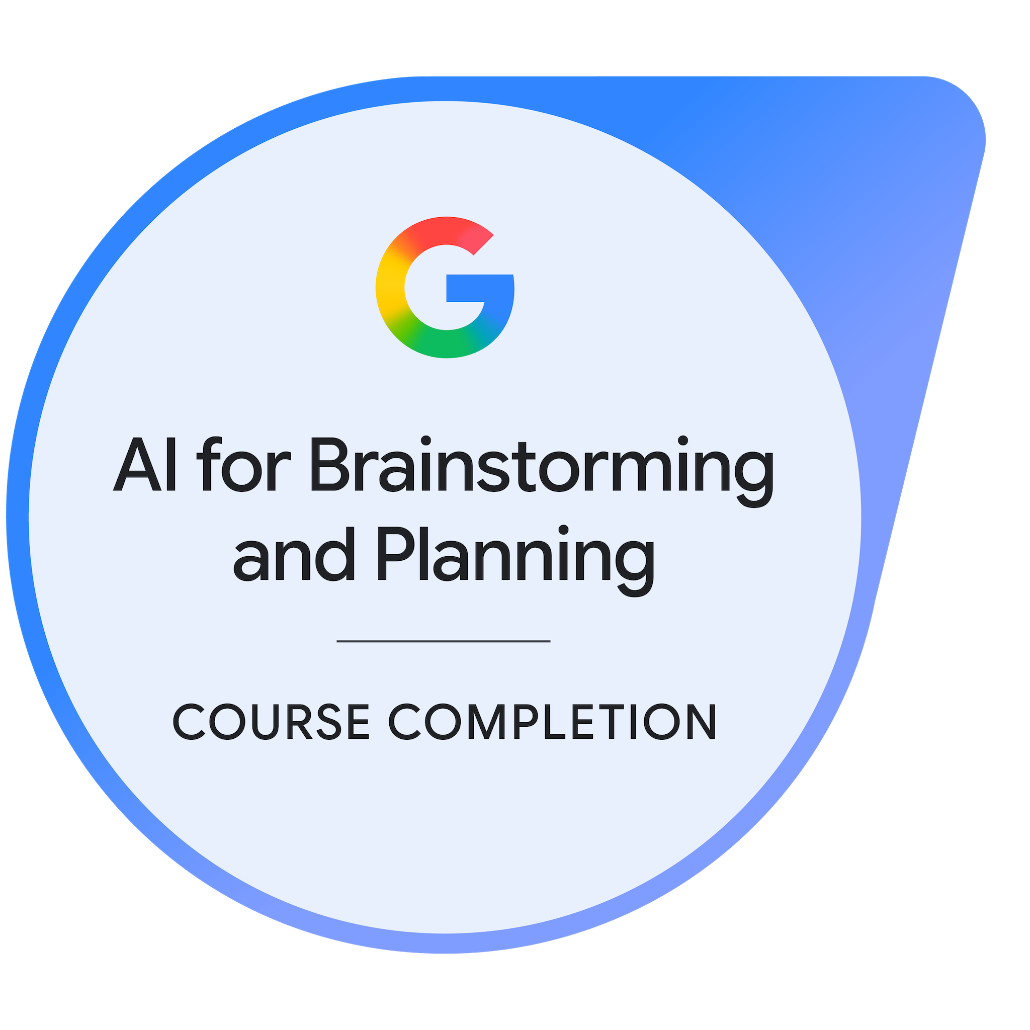 Google AI for Brainstorming and Planning